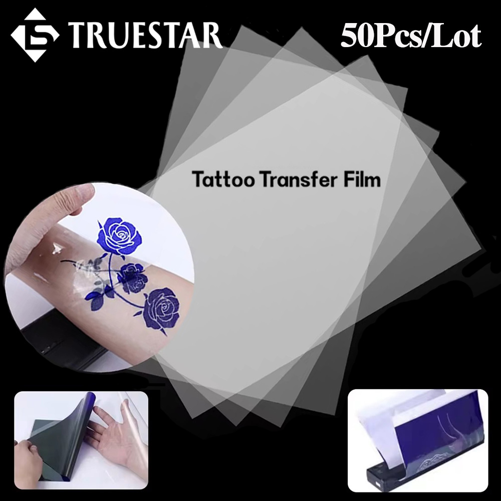 Foil Transfer Machine - 50 Stuks Transparante Tattoo Overdracht Film
