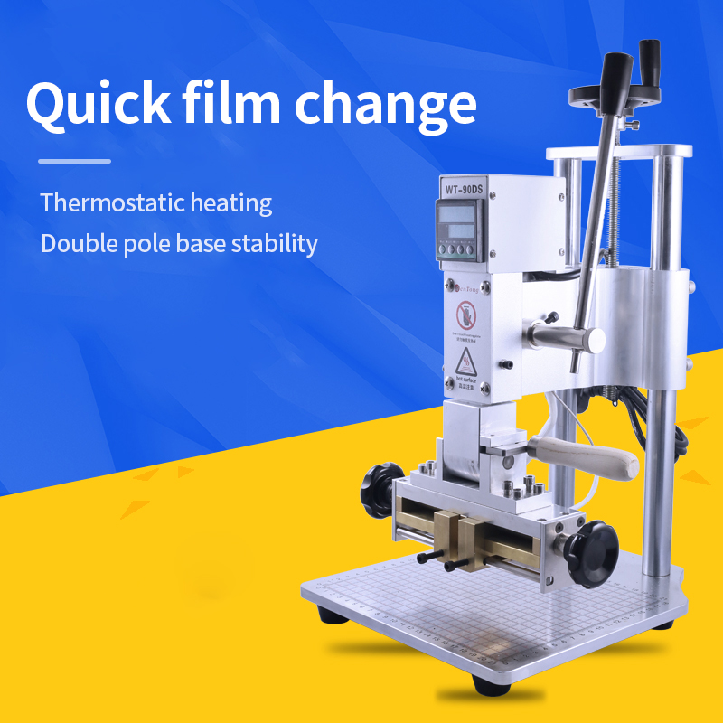 Nieuw verbeterde dubbele as em - Foil Transfer Machine recensie en prijs